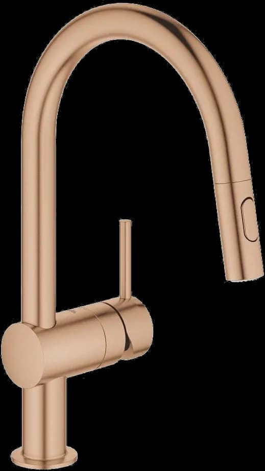 GROHE Minta Baterie spălător cu monocomandă 1/2" - finisaj Bronz - Brushed Warm Sunset