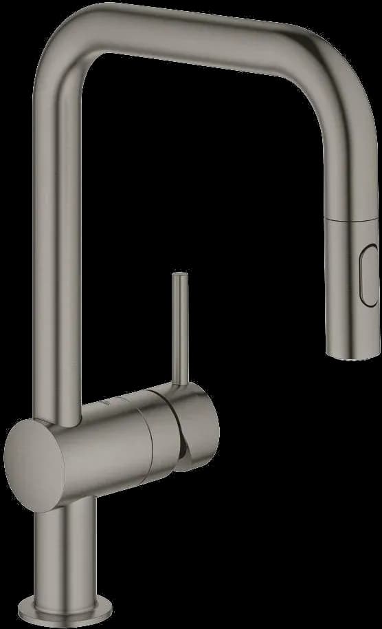 GROHE Minta Baterie spălător cu monocomandă 1/2" - finisaj Antracit - Brushed Hard Graphite
