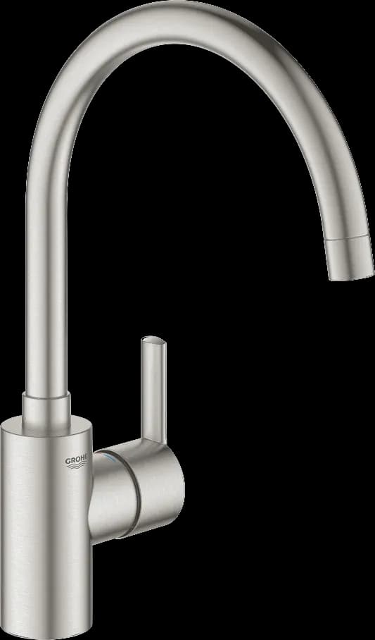 GROHE Feel Baterie spălător cu monocomandă 1/2" - finisaj Supersteel Infinity
