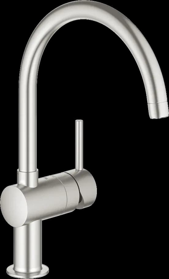 GROHE Minta Baterie spălător cu monocomandă 1/2" - finisaj Supersteel Infinity