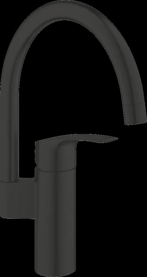 GROHE Eurosmart Baterie spălător cu monocomandă 1/2" - finisaj Negru - Matt Black