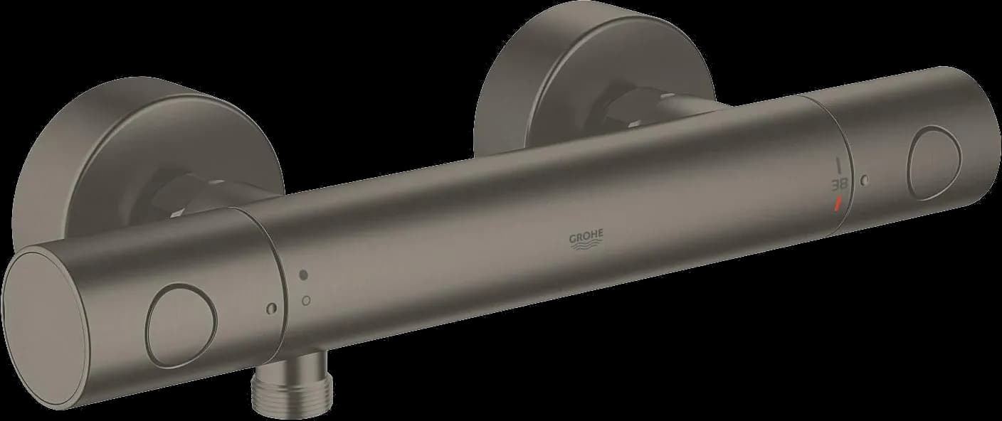 GROHE Grohtherm 1000 Cosmopolitan M Baterie duş cu termostat 1/2" - finisaj Antracit - Brushed Hard Graphite