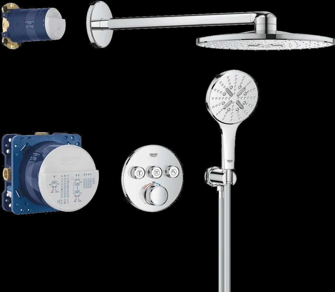 GROHE Grohtherm SmartControl Sistem de duș încastrat cu Rainshower SmartActive 310