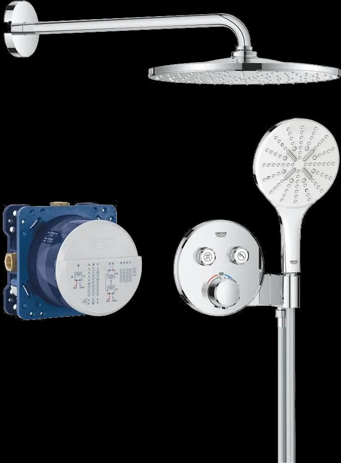 GROHE Precision SmartControl Sistem de duș încastrat cu Vitalio Rain Mono 310