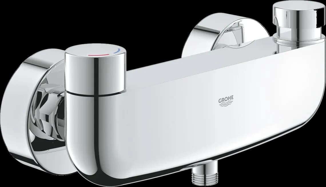 GROHE Eurosmart Cosmopolitan T Baterie duș 1/2" cu închidere automată cu dispozitiv de mixare și limitator de temperatură ajustabil