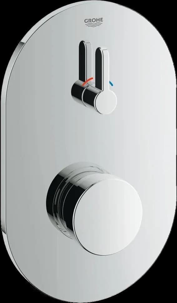 GROHE Eurosmart Cosmopolitan T Baterie duș 1/2" cu închidere automată cu dispozitiv de mixare și limitator de temperatură ajustabil