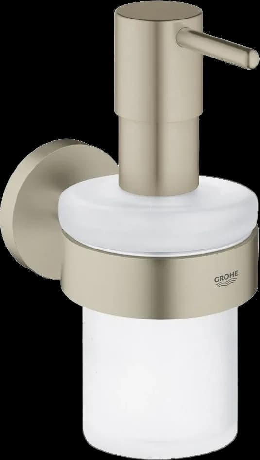GROHE Essentials Dozator săpun lichid cu suport - finisaj Nickel - Brushed Nickel