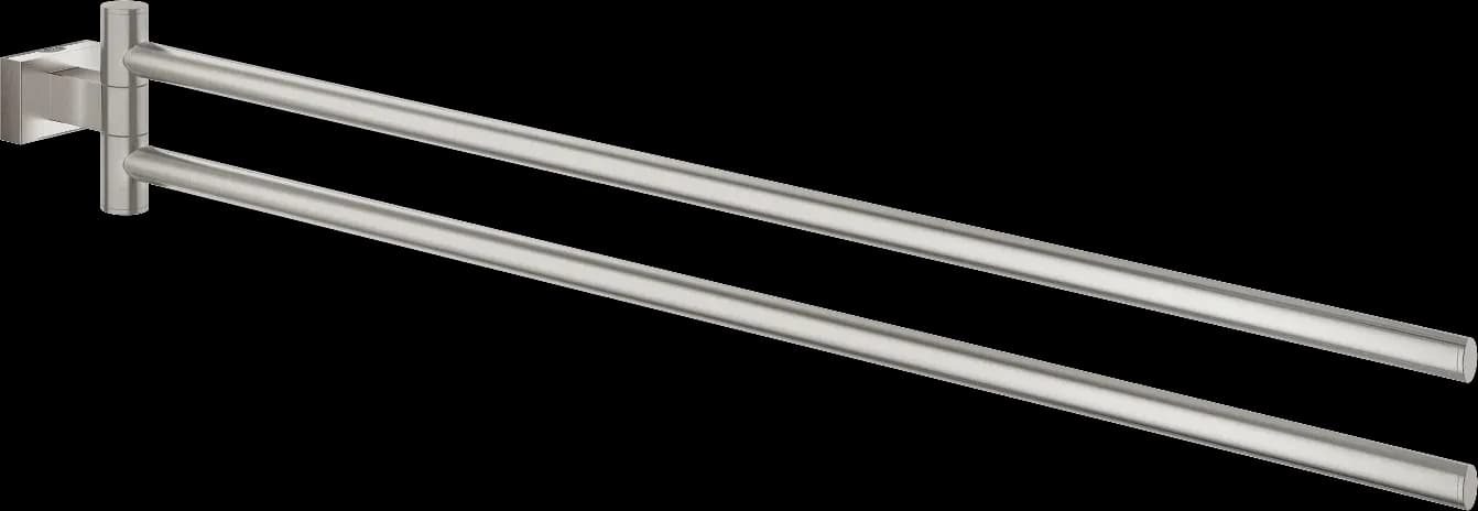 GROHE Essentials Cube Suport dublu pentru prosop - finisaj Supersteel Infinity
