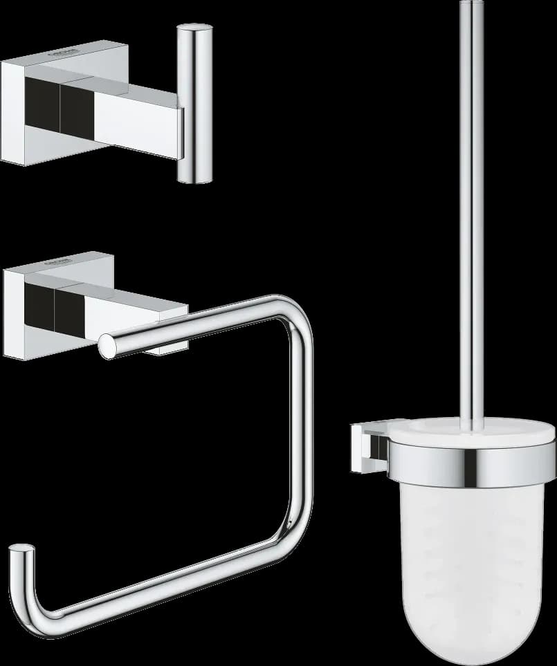 GROHE Essentials Cube Set accesorii 3 în 1 City restroom