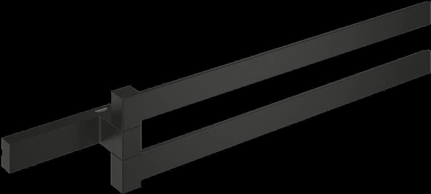 GROHE Selection Cube Bară de prosop dublă - finisaj Negru - Matt Black