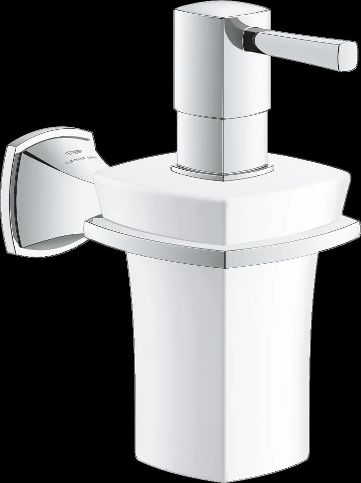 GROHE Grandera Suport cu dozator săpun lichid ceramic