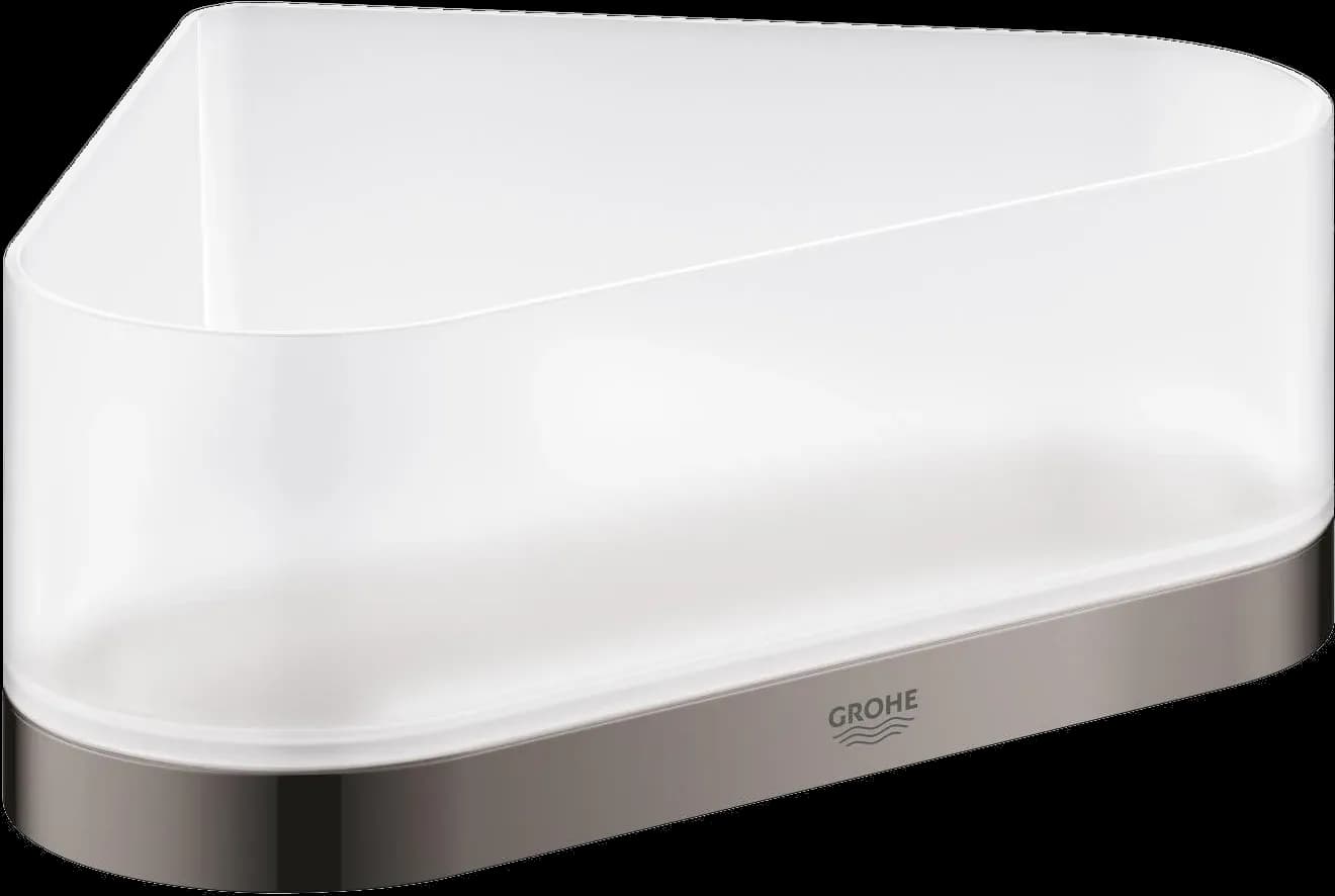 GROHE Selection Etajeră de colț pentru duș, cu suport - finisaj Antracit - Hard Graphite