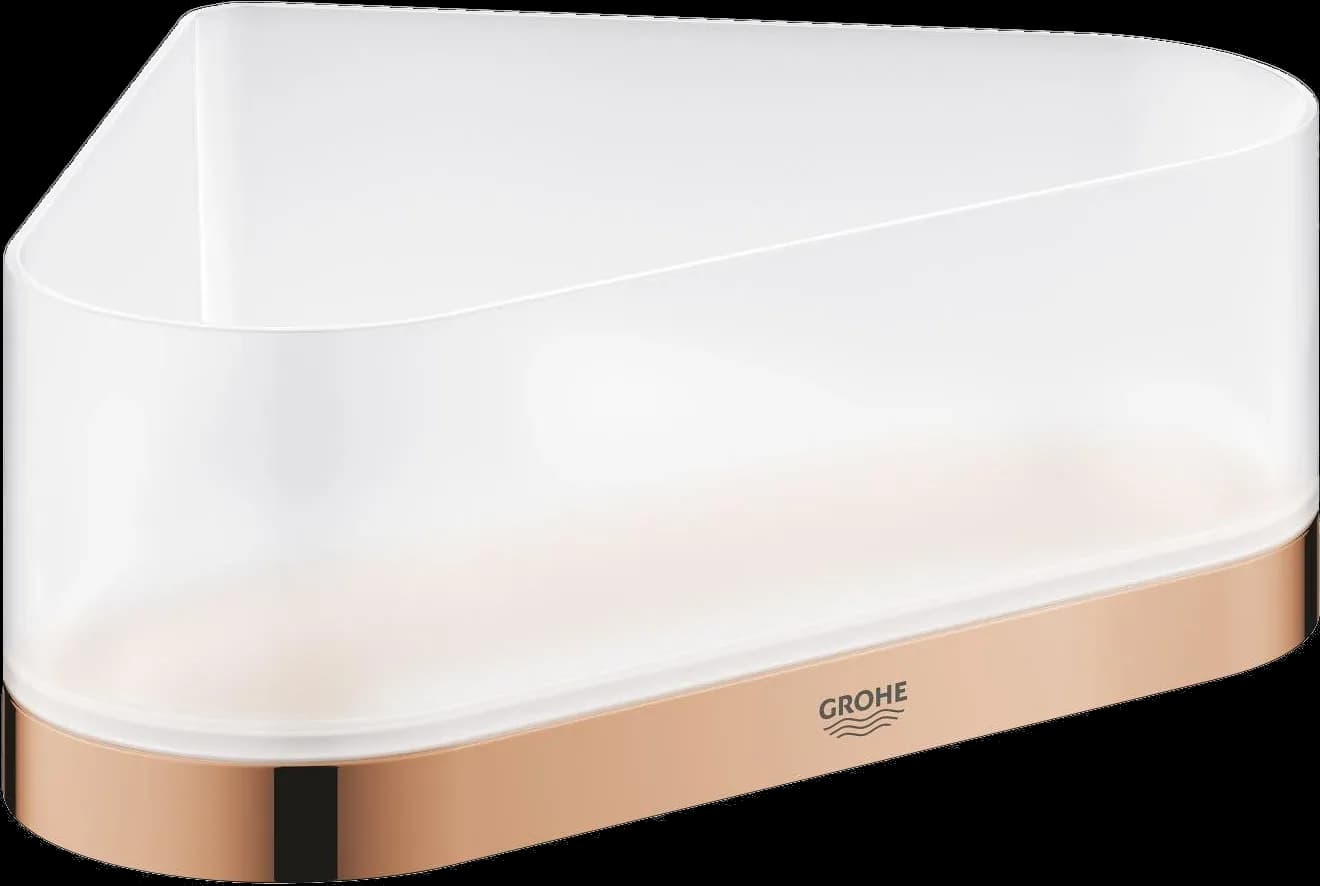 GROHE Selection Etajeră de colț pentru duș, cu suport - finisaj Bronz - Warm Sunset