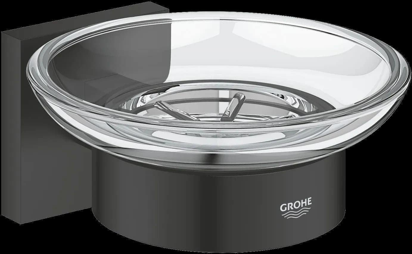 GROHE Start Cube Savonieră cu suport - finisaj Negru - Matt Black