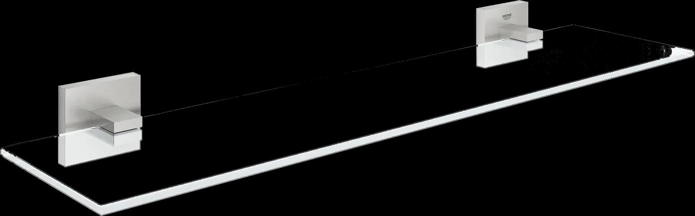 GROHE Start Cube Etajeră din sticlă - finisaj Supersteel Infinity