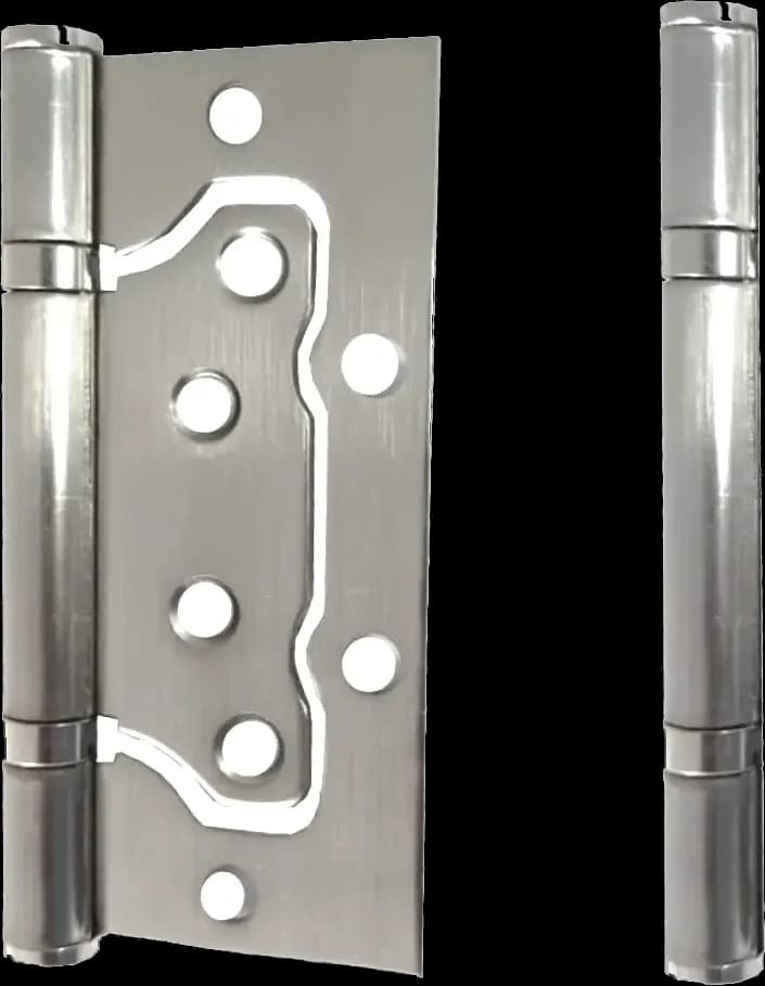 Balama aplicata din metal tip fluture (crom)