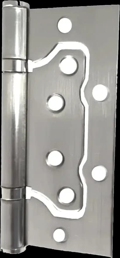 Balama aplicata din metal tip fluture (crom)
