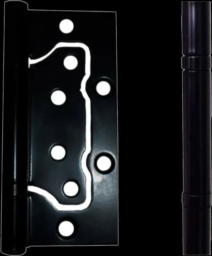 Balama aplicata din metal tip fluture (neagra)