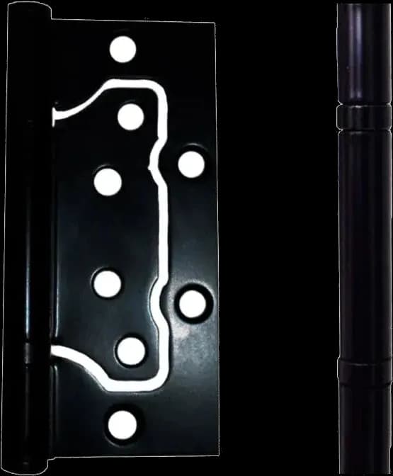 Balama aplicata din metal tip fluture (neagra)