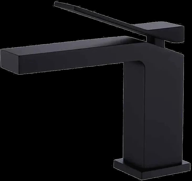 Baterie lavoar - Ourea - Negru mat