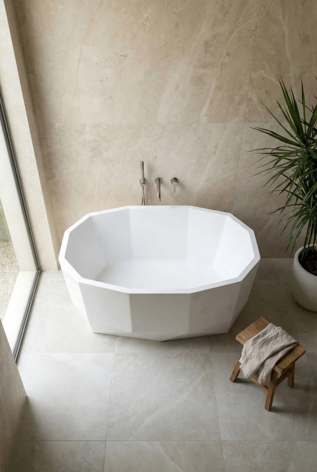 Cadă din acril freestanding Elva JL6917 - montat