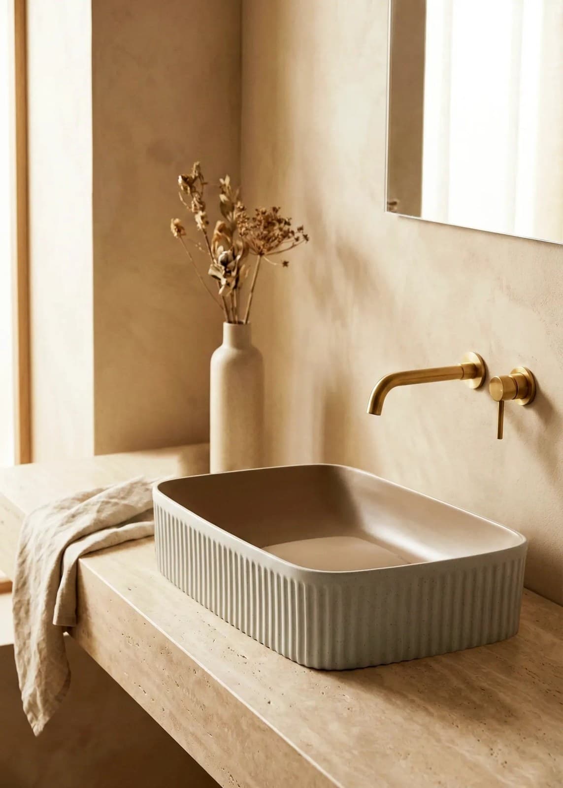 Lavoar ceramic dreptunghiular A738-CWCF-MRS - montat