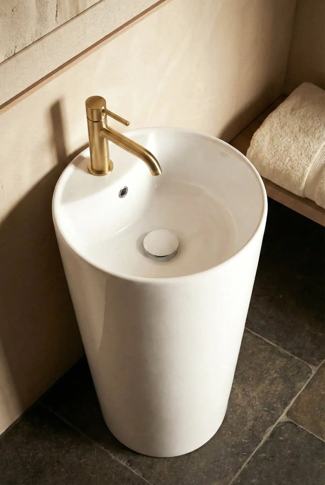 Lavoar freestanding ceramic H22 - montat