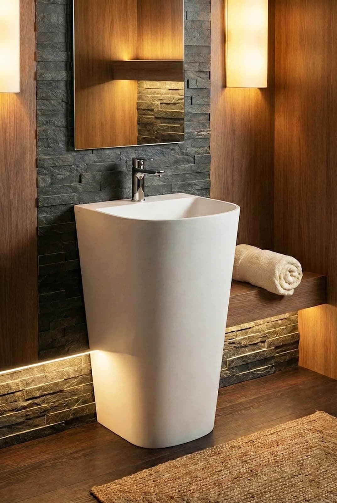 Lavoar freestanding Halifax, Miraggio - montat