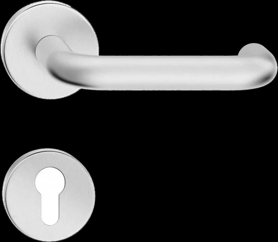 Mânere uși Rondo (Jowisz) inox rozeta yala