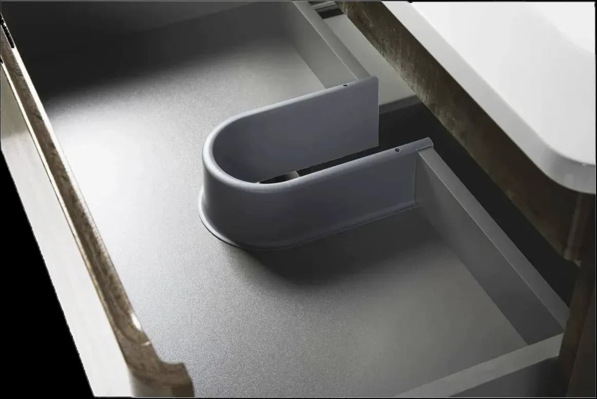 Mobilier de baie pe pardoseală Accent castan