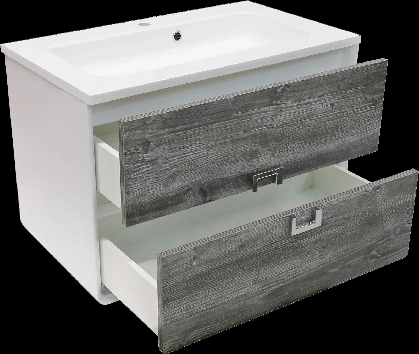 Mobilier de baie suspendat Aurika, Oak