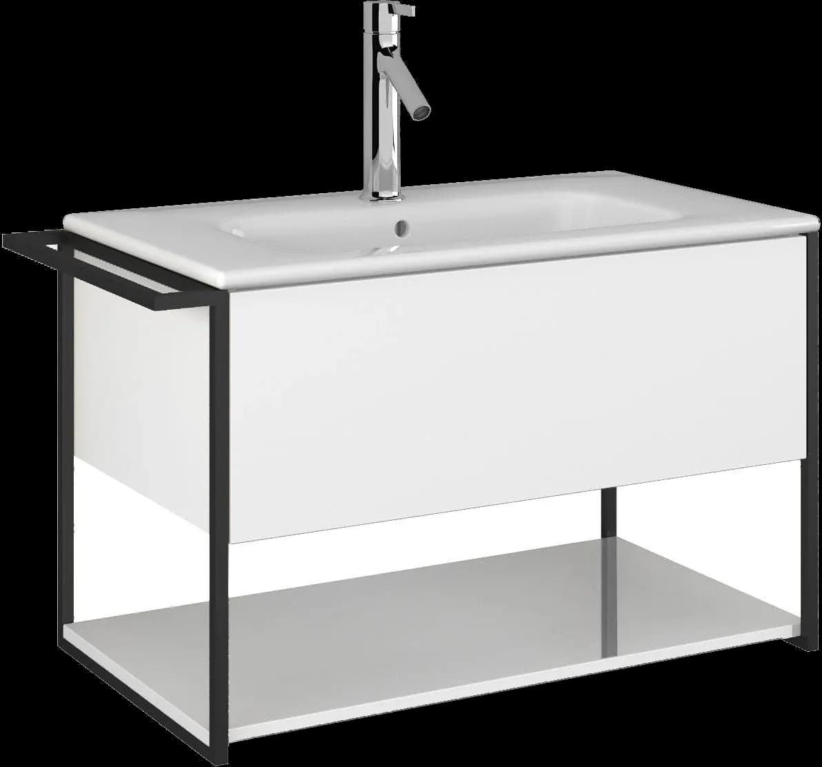 Mobilier de baie suspendat Lov, White