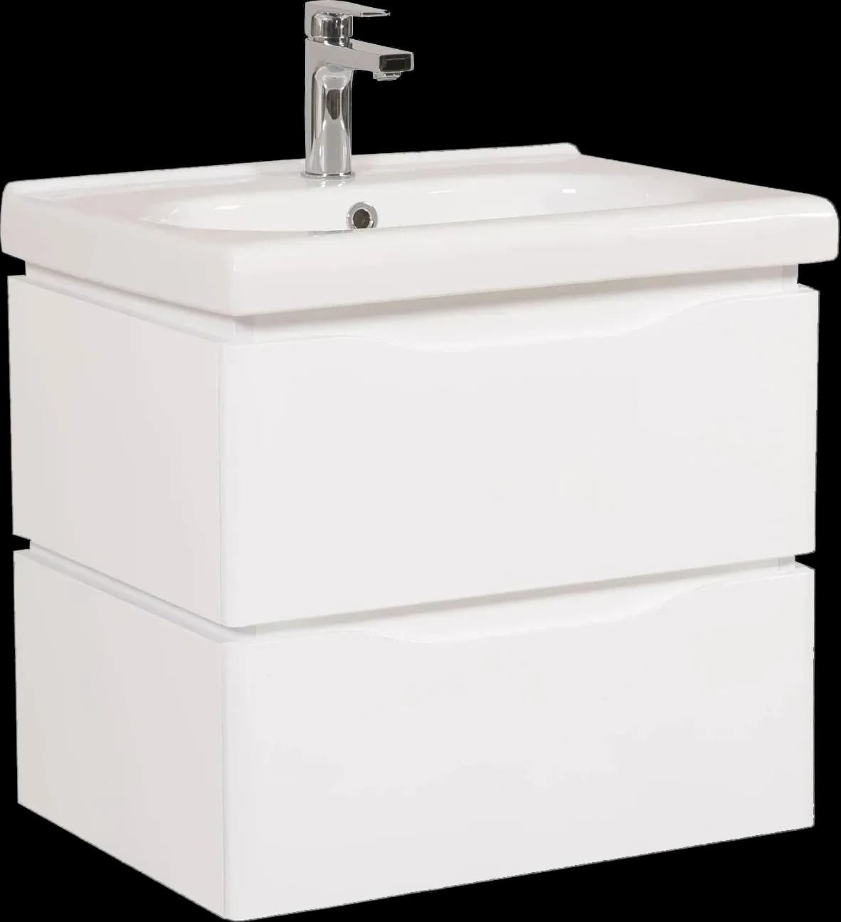 Mobilier de baie suspendat Venice, Alb (City)
