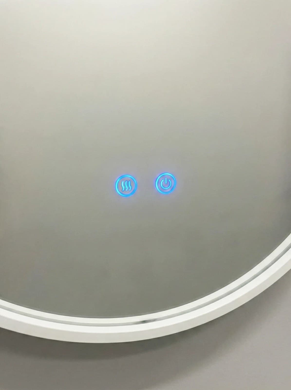 Oglindă baie LED 50×100 cm ovală, 3 nuanțe de lumină, dezaburire și touch control J-3055 - montat