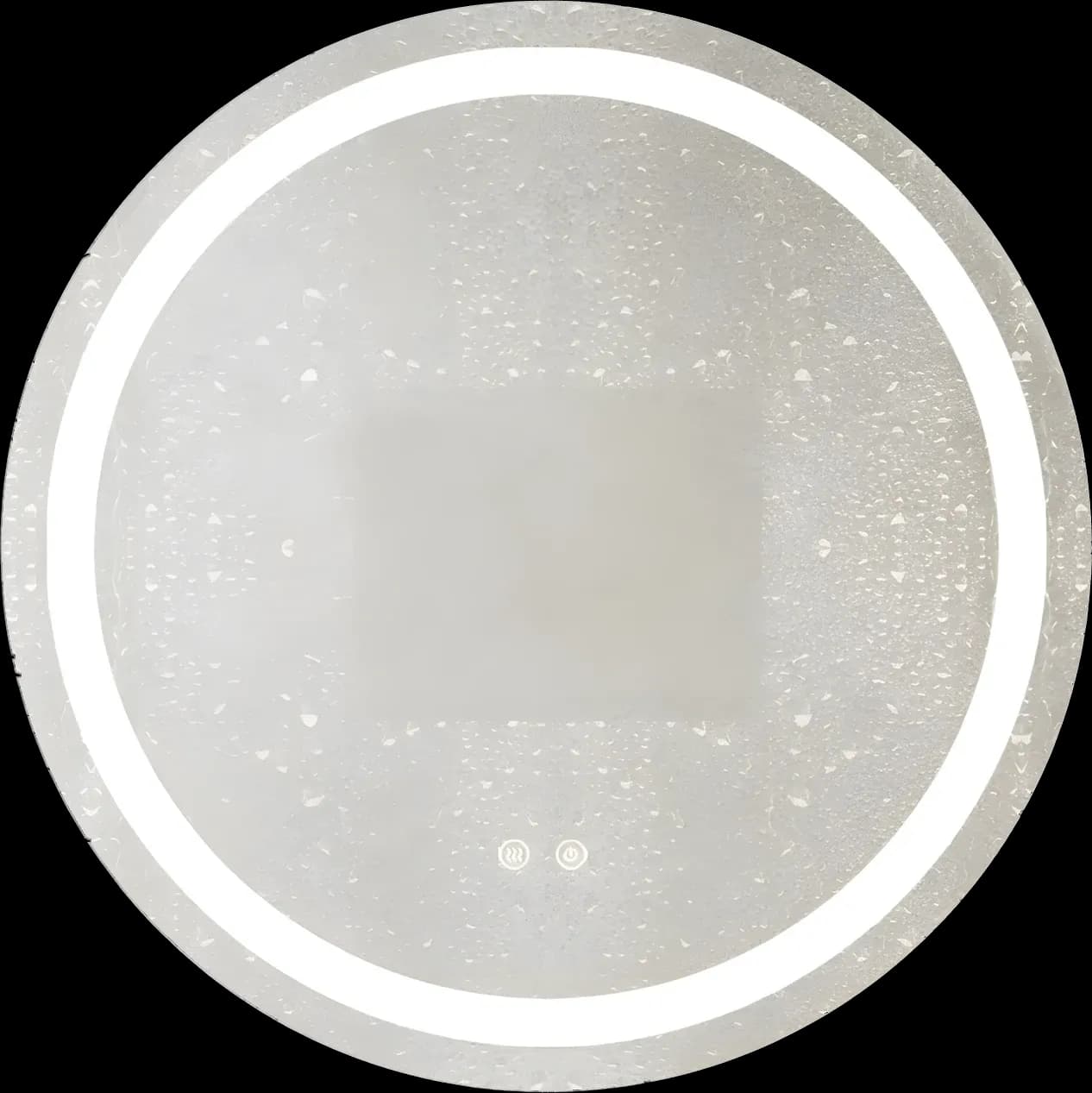 Oglindă baie LED ⌀70 cm rotundă, 3 nuanțe de lumină, dezaburire și touch control J-105