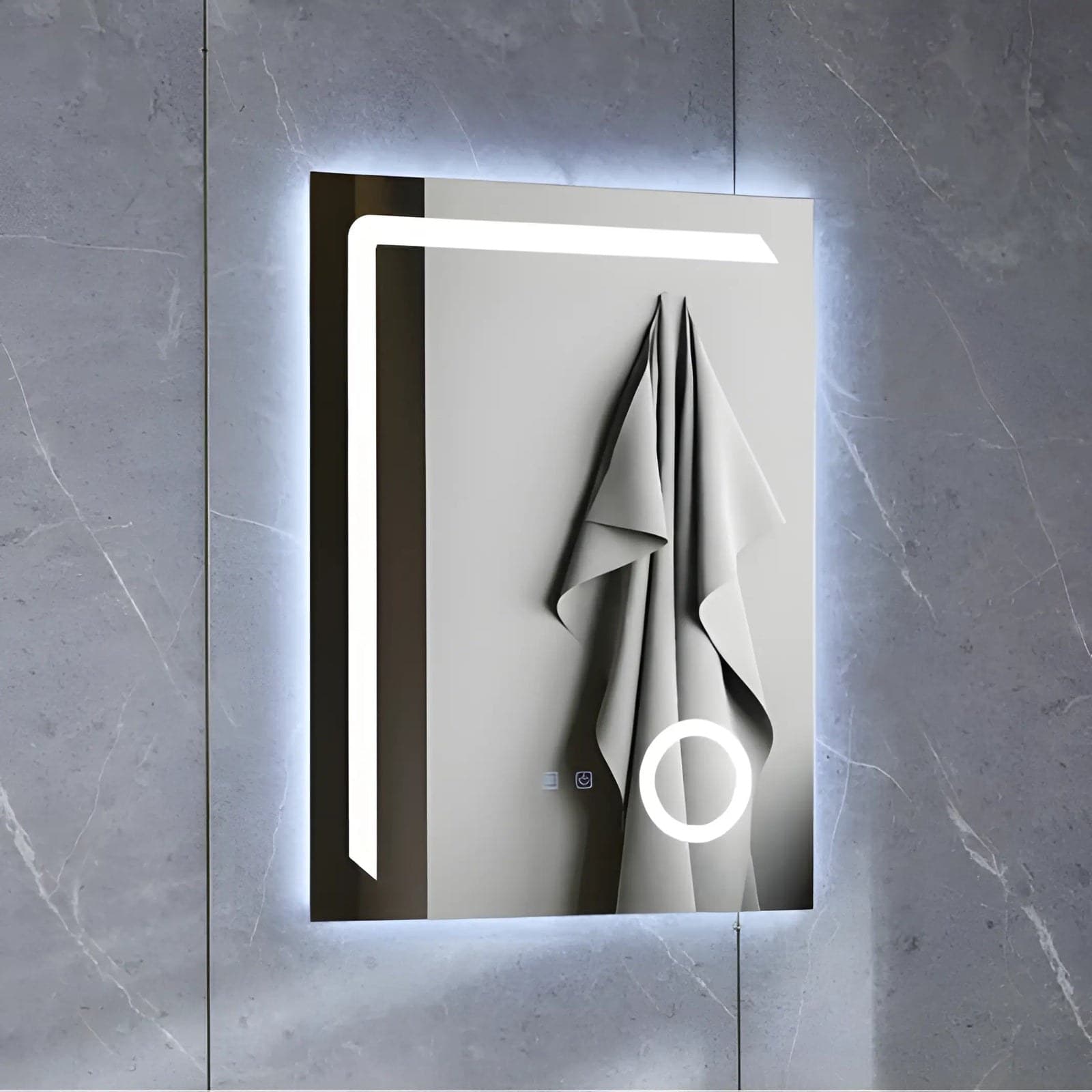 Oglinda LED Dreptunghiulara 60×80cm Functie Dezaburire si Touch J01