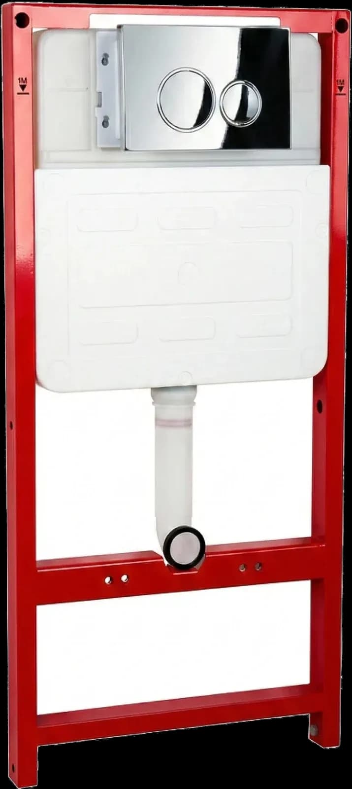 Rezervor WC Încastrat cu Cadru Metalic - Sistem Compact & Silențios C18-1 604