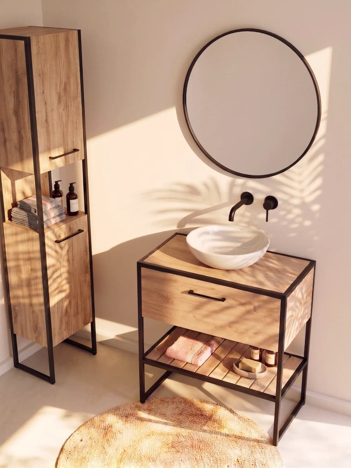 Soldat pe pardosea Loft Scandi Seville - montat