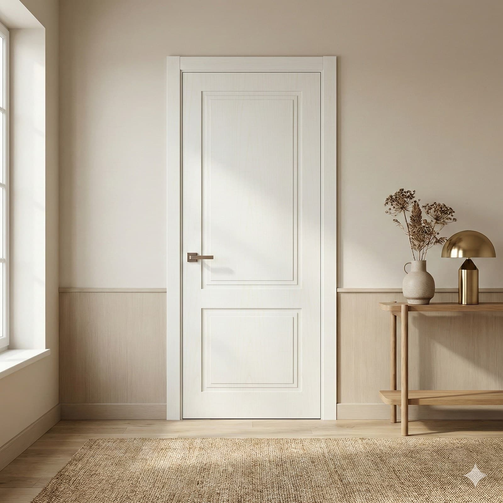 Ușă de interior ST-02 - Model clasic cu două panouri