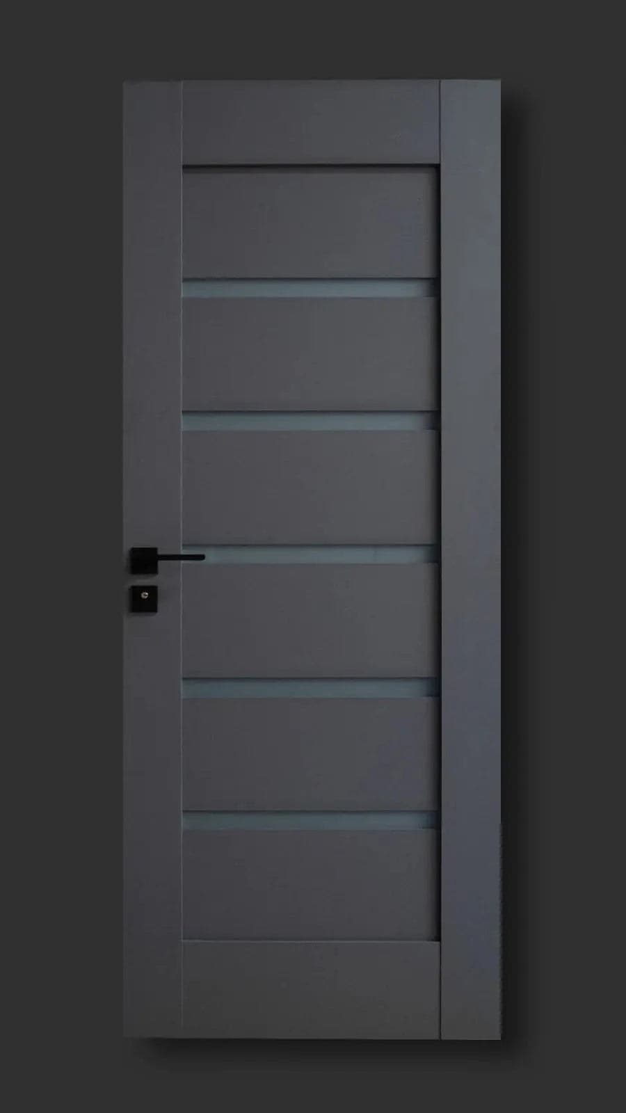 Ușă interior JYA-006 ANTHRACITE - montat