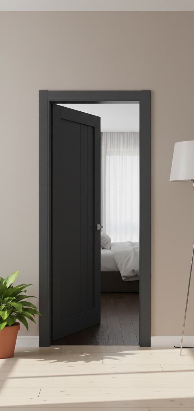 Ușă interior ML-701 design minimalist - montat