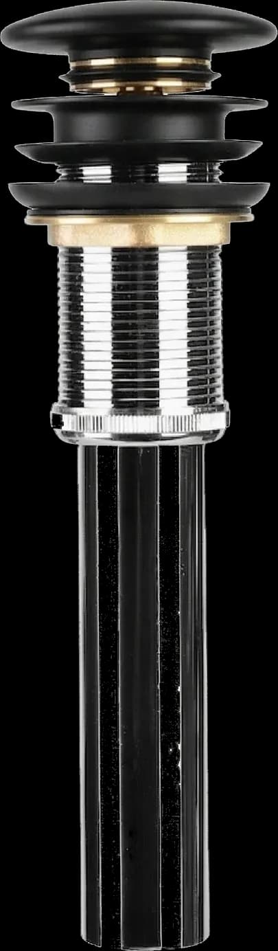Ventil lavoar tip pop-up cu capac ceramic negru
