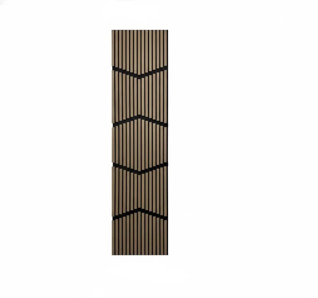 Panou riflaj decorativ Vertical Wave S0DV-01 - nuc inchis