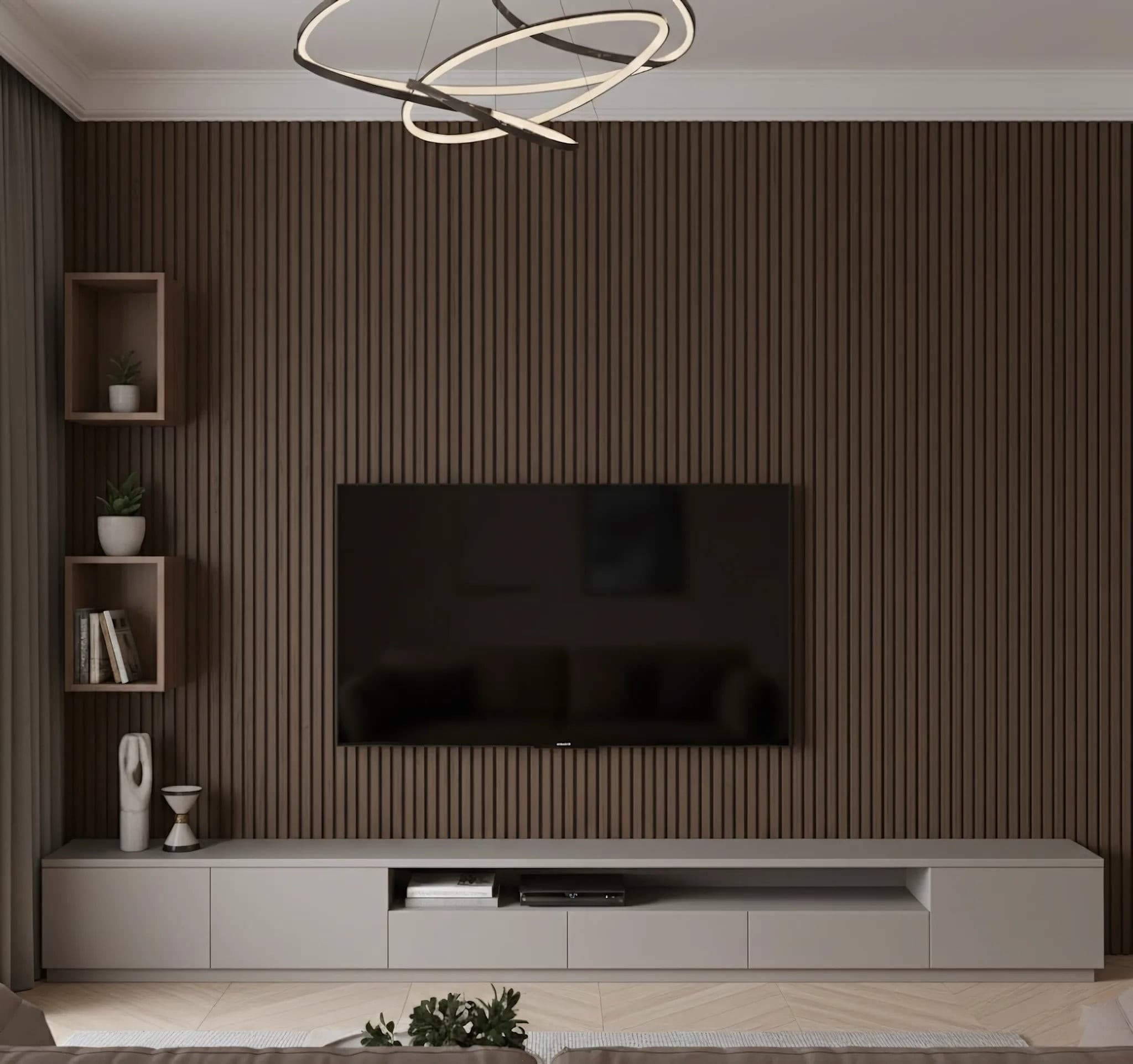 Panou riflaj Parallel Line ZH1V2509 - nuc închis cu fundal negru