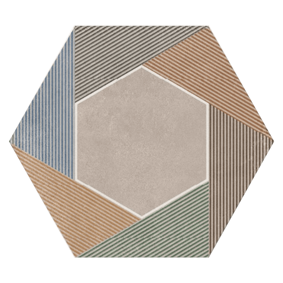 Artica Decor, placă hexagonală 21,5×25 cm