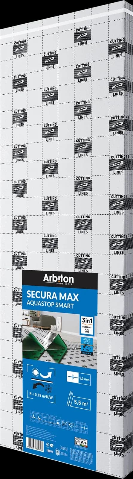 Arbiton Secura MAX Aquastop Smart 5mm XPS 3in1