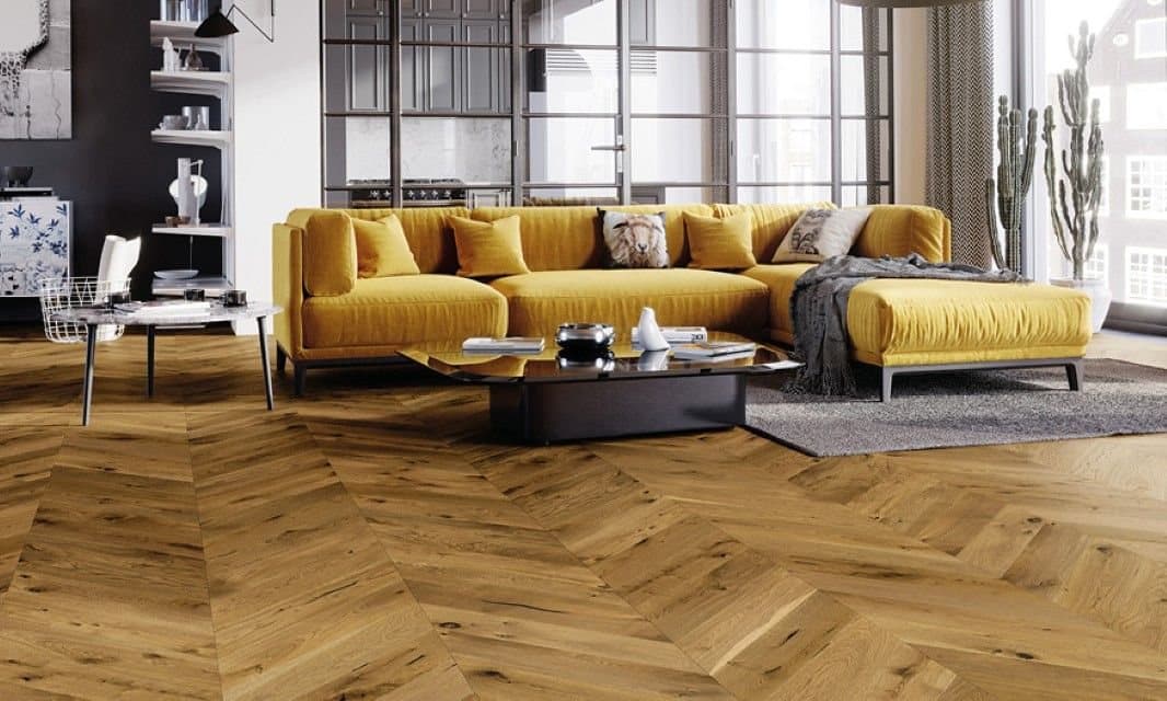 Parchet triplustratificat Barlinek Stejar Mainland Chevron 130