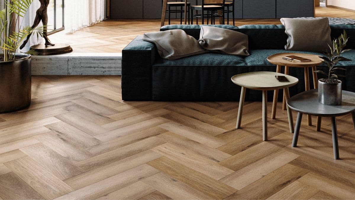 Pardoseală SPC Arbiton Amaron Herringbone CA 147 stejar Georgetown