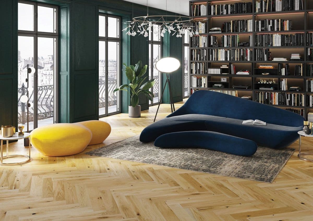 Parchet triplustratificat Barlinek Stejar Grand Canyon Herringbone 130