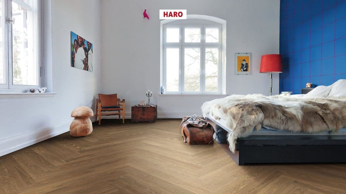 Parchet dublustratificat Prestige HARO stejar nisipiu gri 540158